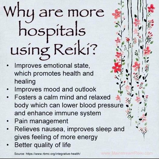 Why are more hospitals using Reiki